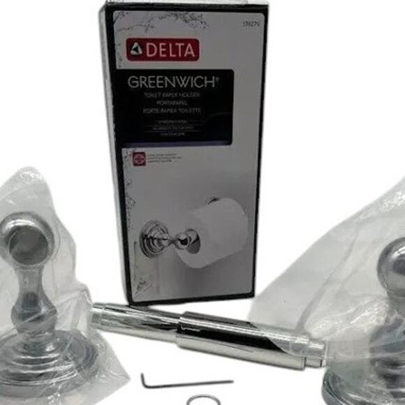 Delta Greenwich Toilet Paper Holder, Item No.138279, NIB - Picture 1 of 4